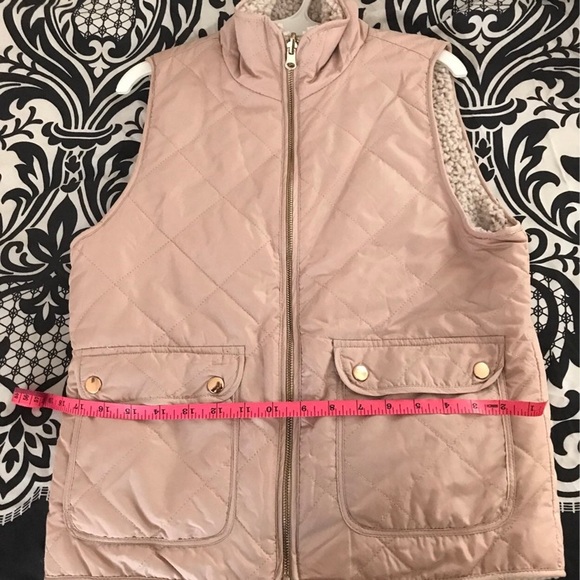 Softy reversible dusty pink vest - Picture 3 of 5